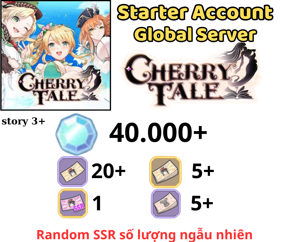 [GLOBAL] 40000 + Diamonds Cherry Tale Starter Account